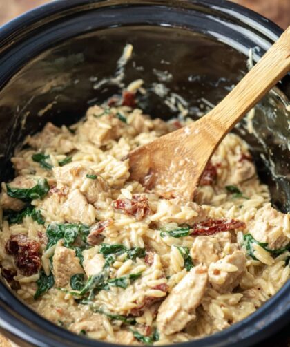 Crock Pot Marry Me Chicken Orzo