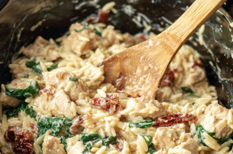 Crock Pot Marry Me Chicken Orzo