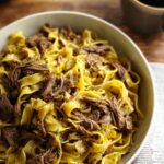 Crock Pot Mississippi Beef Noodles