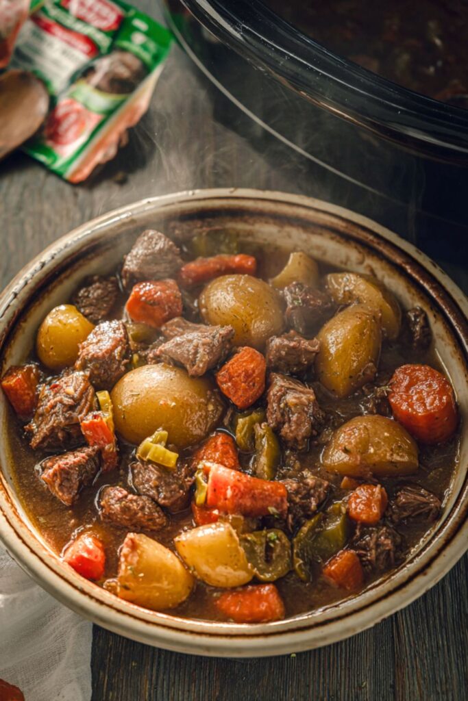 Crock Pot Mississippi Beef Stew