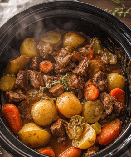 Crock Pot Mississippi Beef Stew