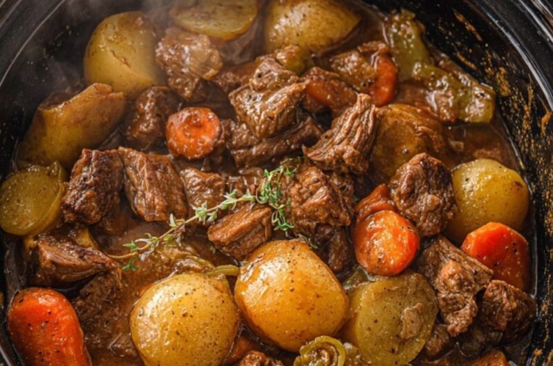 Crock Pot Mississippi Beef Stew