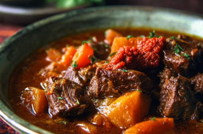 Crock Pot Moroccan Beef Stew
