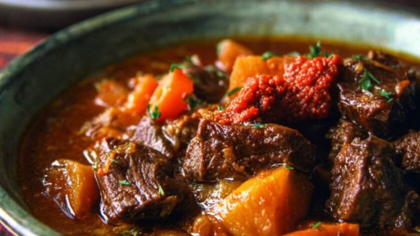 Crock Pot Moroccan Beef Stew