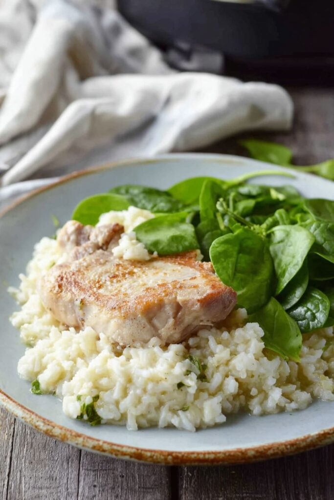 Crock Pot Pork Chops And Rice With Mushroom Soup