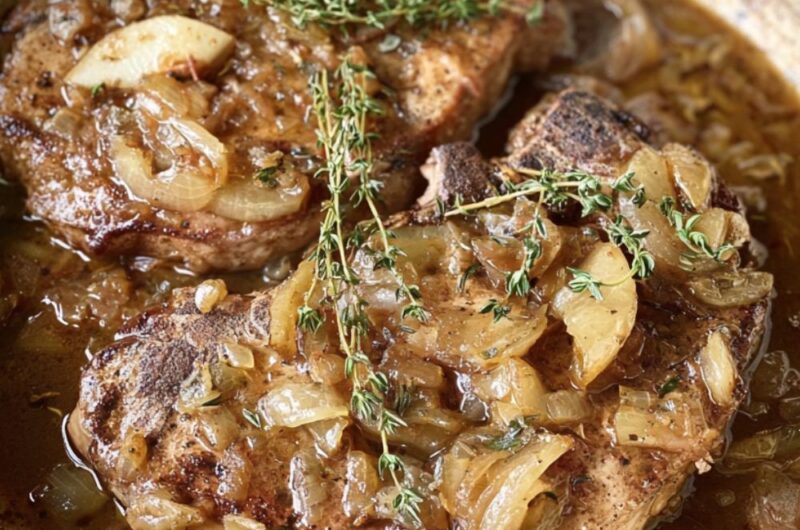 Crock Pot Pork Chops With Apples And Onions