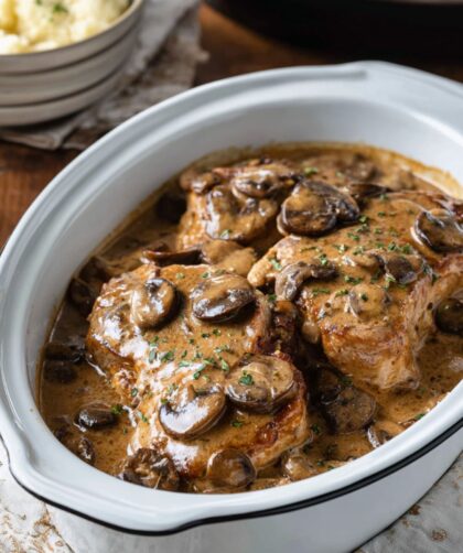 Crock Pot Pork Chops With Brown Gravy