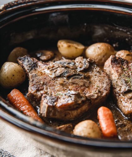 Crock Pot Pork Chops With Carrots And Potatoes