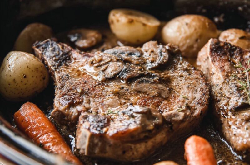 Crock Pot Pork Chops With Carrots And Potatoes