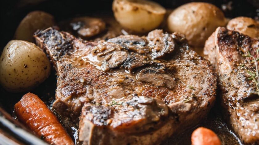 Crock Pot Pork Chops With Carrots And Potatoes