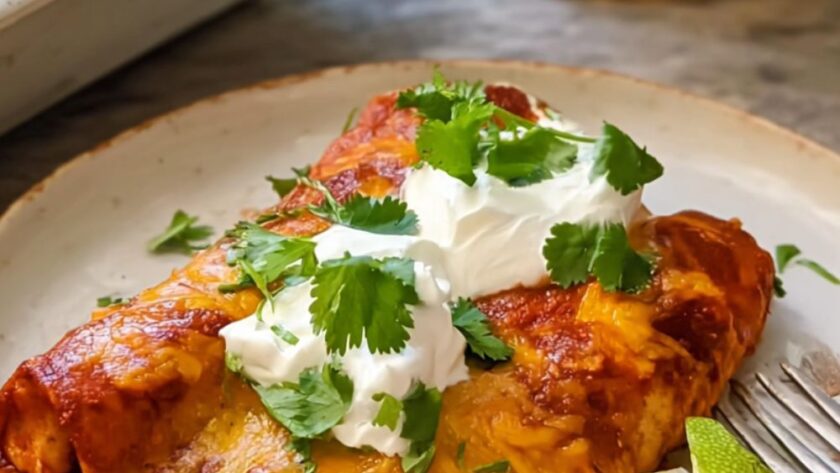 Crock Pot Pork Enchiladas