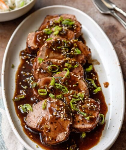 Crock Pot Pork Loin Teriyaki