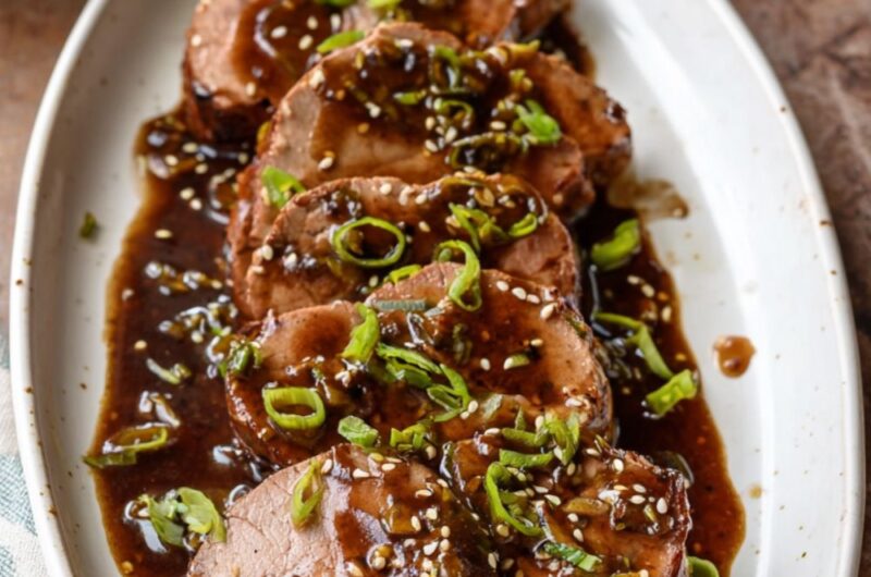 Crock Pot Pork Loin Teriyaki