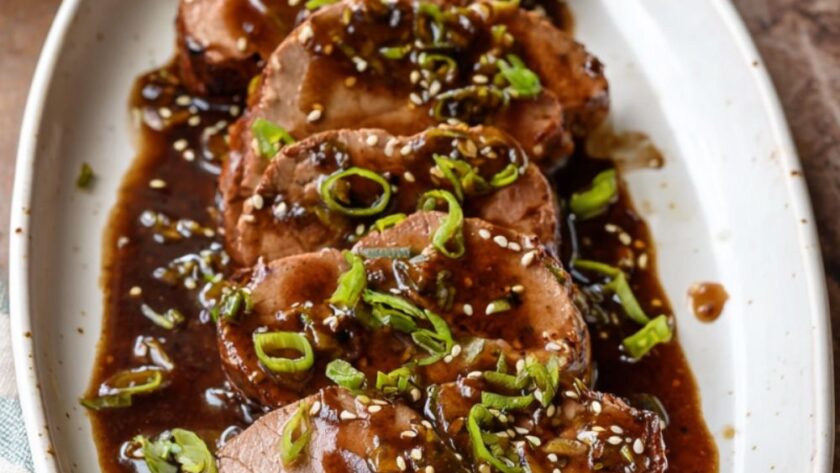 Crock Pot Pork Loin Teriyaki