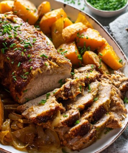 Crock Pot Pork Roast With Sweet Potatoes