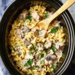Crock Pot Pork Stroganoff