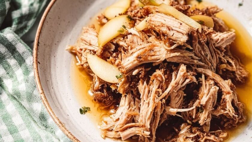 Crock Pot Pork With Sauerkraut And Apples