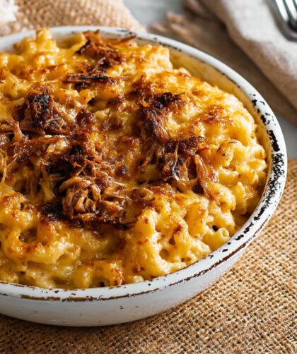 Crock Pot Pulled Pork And Mac And Cheese