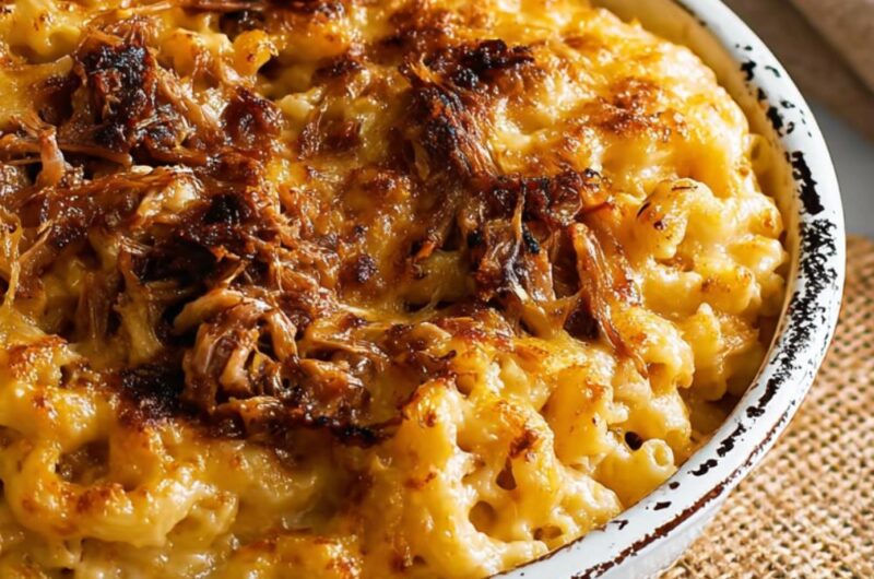 Crock Pot Pulled Pork And Mac And Cheese