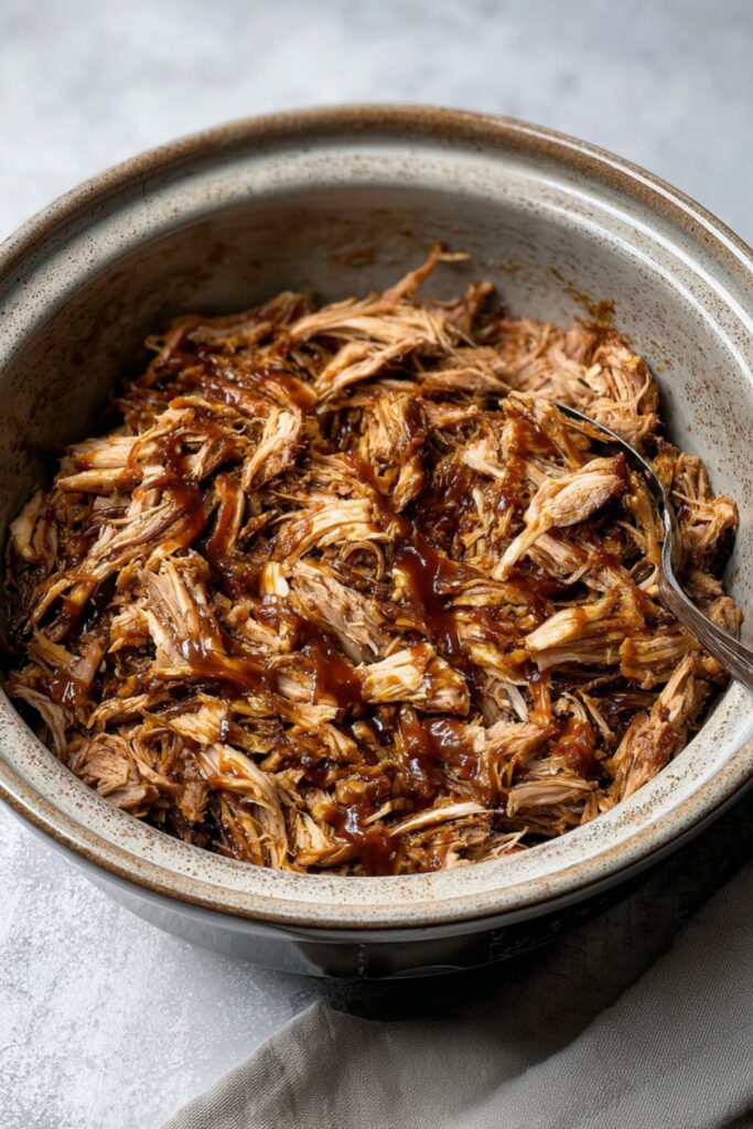 Crock Pot Pulled Pork Tenderloin