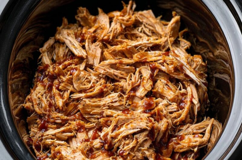 Crock Pot Pulled Pork Tenderloin