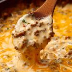 Crock Pot Queso Dip With Ground Beef