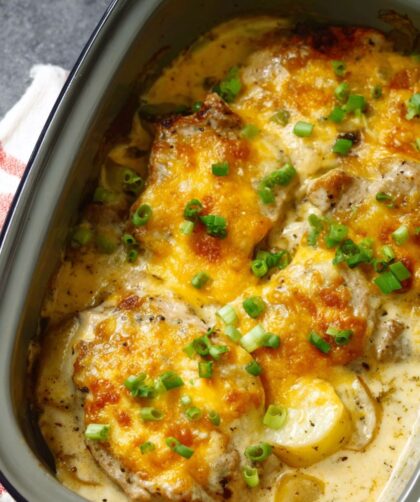 Crock Pot Scalloped Potatoes And Pork Chops