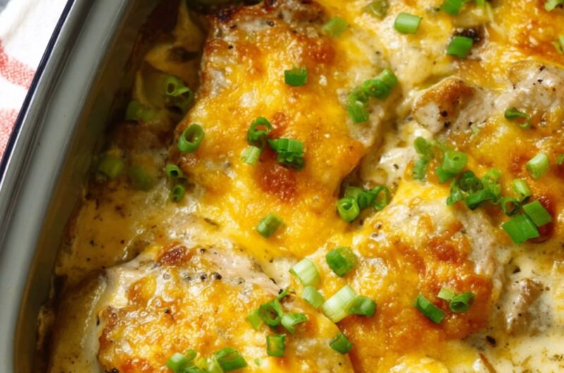 Crock Pot Scalloped Potatoes And Pork Chops