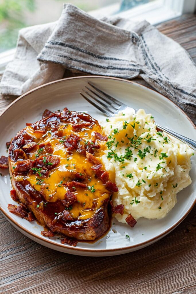 Crock Pot Smoked Pork Chops