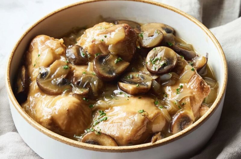 Crock Pot Smothered Chicken Thighs