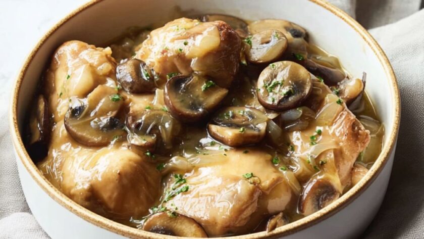 Crock Pot Smothered Chicken Thighs