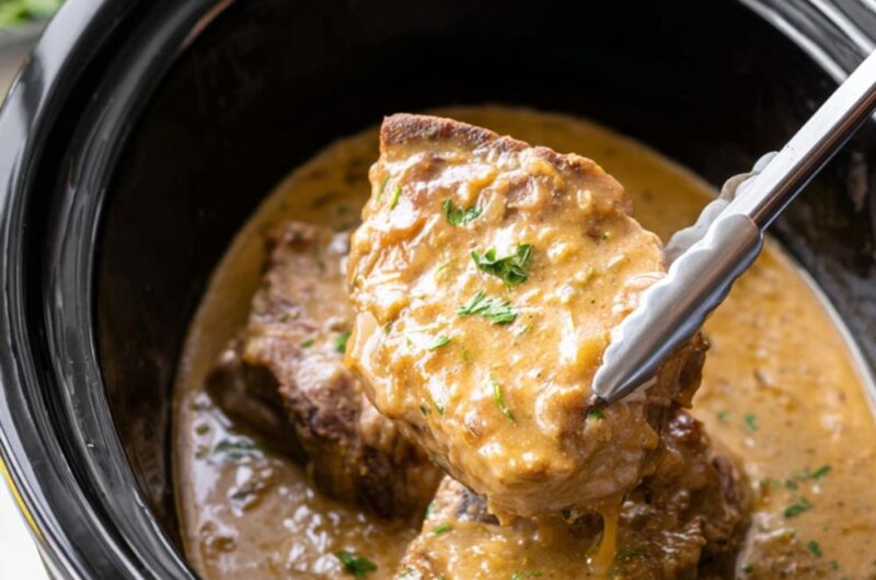Crock Pot Smothered Pork Chops