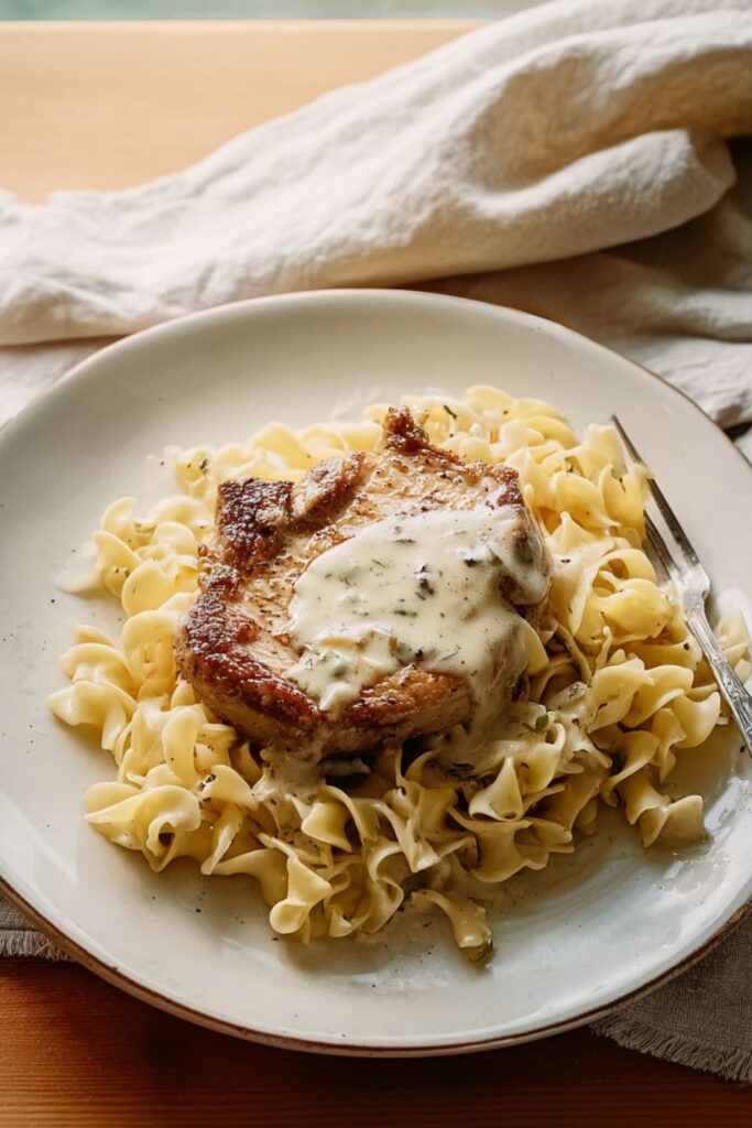 Crock Pot Sour Cream Pork Chops