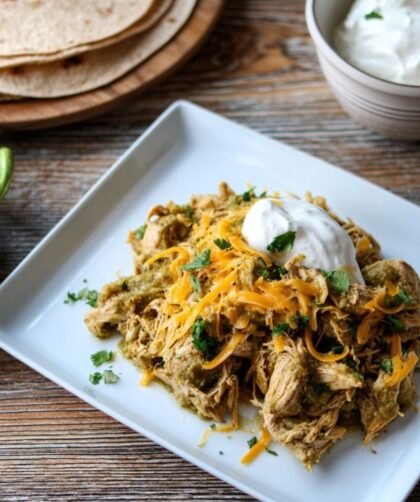 Crock Pot Tomatillo Chicken