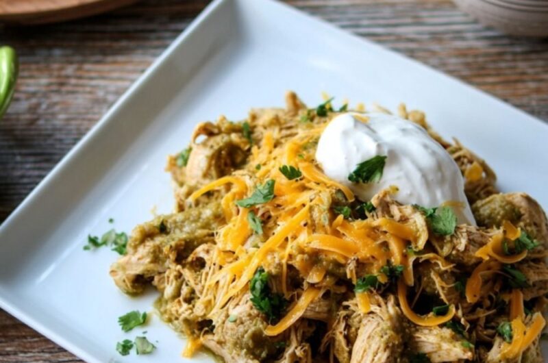 Crock Pot Tomatillo Chicken