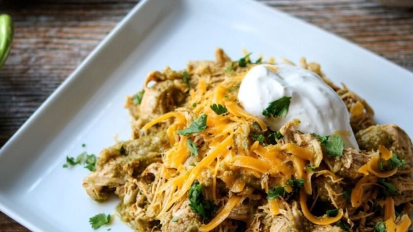 Crock Pot Tomatillo Chicken