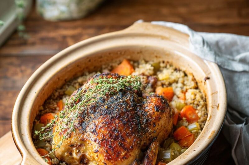Crock Pot Whole Chicken With Stuffing