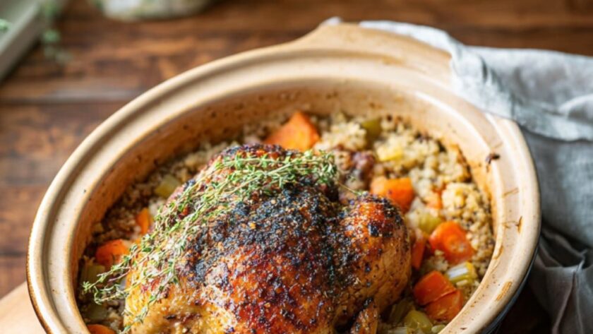 Crock Pot Whole Chicken With Stuffing