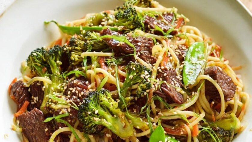 Crock Pot Beef Lo Mein