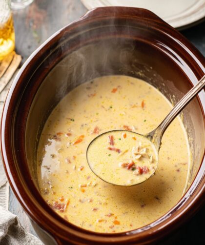 Crock Pot Beer Cheese Soup