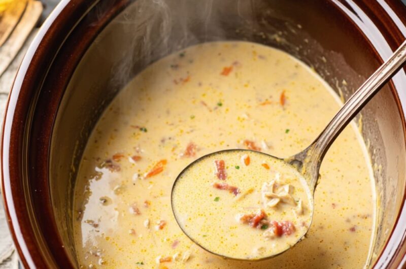 Crock Pot Beer Cheese Soup