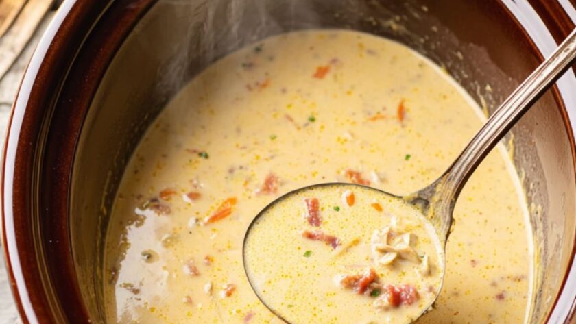 Crock Pot Beer Cheese Soup
