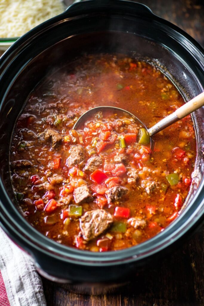 Crock Pot Bell Pepper Soup