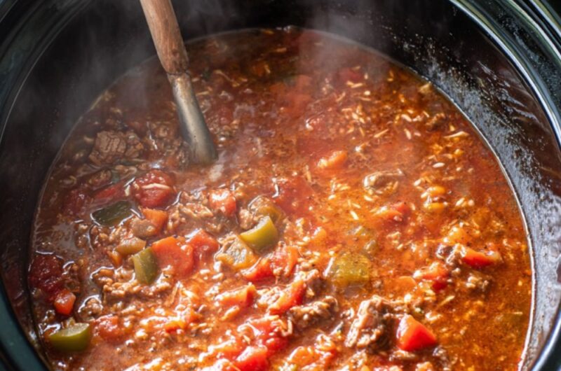 Crock Pot Bell Pepper Soup