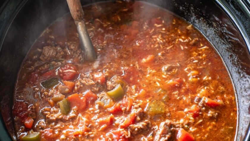Crock Pot Bell Pepper Soup