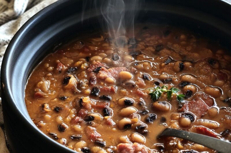 Crock Pot Black-Eyed Pea Soup