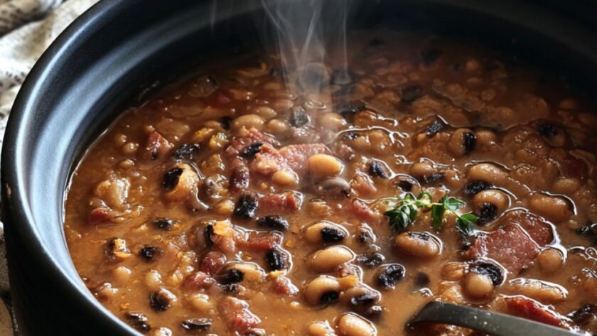 Crock Pot Black-Eyed Pea Soup