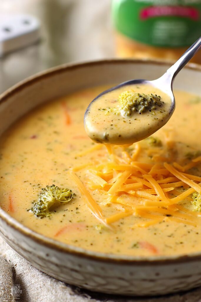 Crock Pot Broccoli Potato Cheddar Soup
