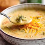 Crock Pot Broccoli Potato Cheddar Soup