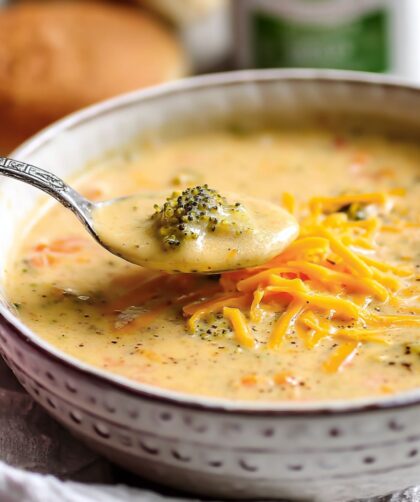 Crock Pot Broccoli Potato Cheddar Soup